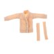 thumbnail image 4 of Suéter abotonado a escala 1/12, ajustado, hecho a mano, mini jersey, prenda exterior holgada. beige, 4 of 9