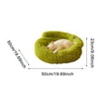 thumbnail image 2 of Mupvlun 2026 Upgraded Cat Beds for Indoor Cats, Portable Bed Durable Covered Cat Bed For Indoor Use, Soft Puppy Bed For Owners (M, 19.69''x19.69'x9.06'') Green-2, 2 of 5
