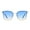Sky Blue, variant on Mens Womens Sunglasses LSQii UV Protection Gradient Color Polarized Sun Glasses Retro Metal Big Frame Trendy for Travel Vacation Everyday Wear Sky Blue