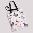 thumbnail image 2 of PKQWTM Colorful Butterflies Canvas Shoulder Bags Handbags Tote Bags Shopping Bag, 2 of 2