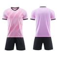 thumbnail image 2 of Ruyang Boys Sport Shirts Short Pants Sets Teen Youth Athletic Workout 2 Piece Quick-Dry Solid Crew Neck Tees Pant Set for Boys, 2 of 4