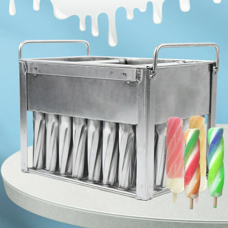 20Pcs Stainless Steel Popsicle Molds Commercial Ice Pop Molds Ice Crea