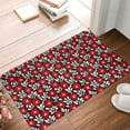thumbnail image 5 of Disketp Red Floral Mat For Front Door Outside - Doormat Outdoor Entrance - Welcome Mats Outdoor,Outside Entry And Outdoor Entrance 16''X24'', 5 of 9