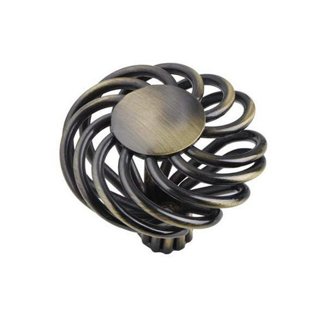 Utopia Alley HW321PLAB021 Bouton de Cabinet Rond en Laiton Antique 1.8 Pouces
