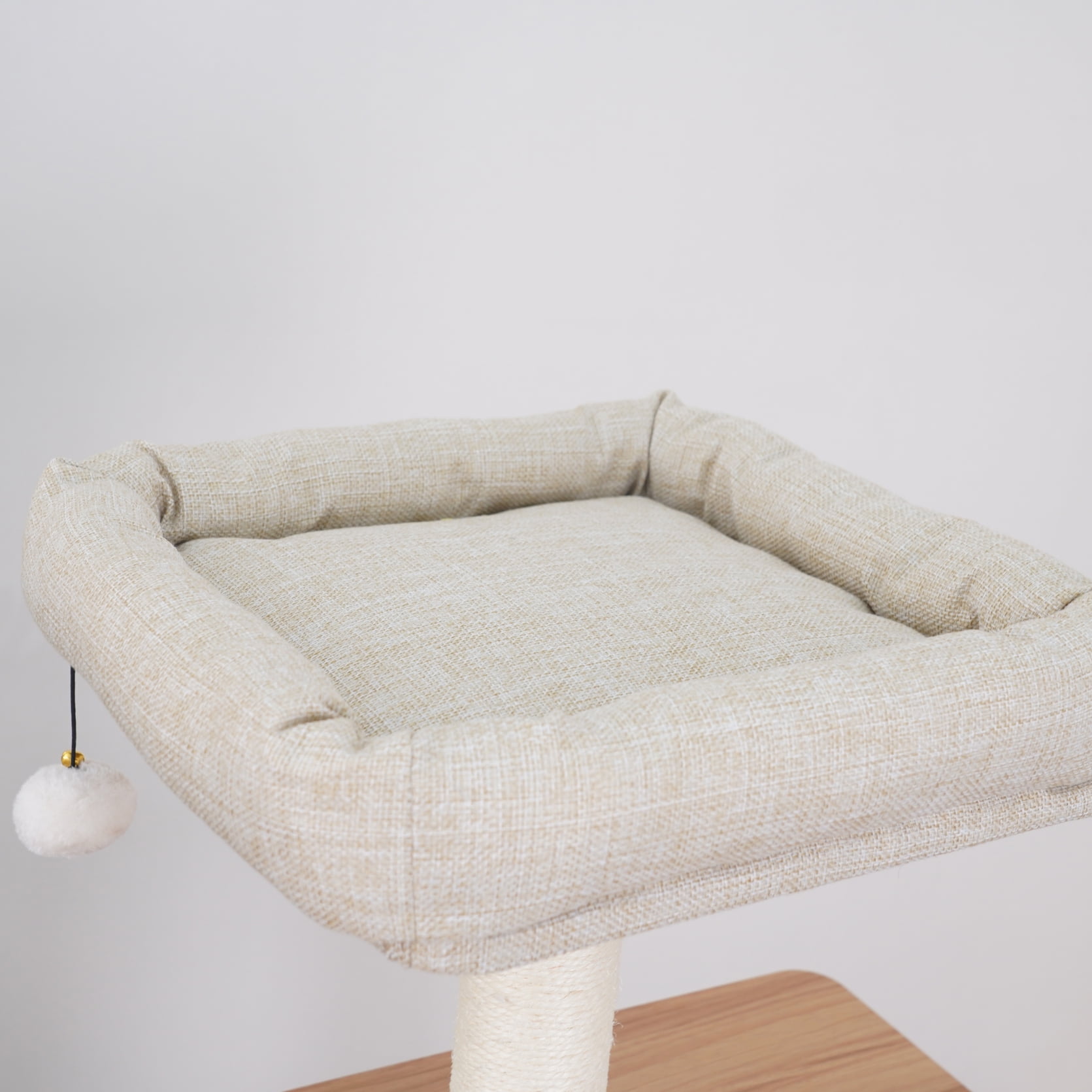 Vibrant Life 5-Level 50" Multi-Functional Cat Tree with Condo Perch  Sisal Posts, Beige