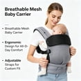 thumbnail image 2 of Baby Carrier - Ergonomic, Cozy and Lightweight Carrier for 7-42lbs, Effortless to Put On, Ideal for Hands-Free Parenting,multifunctional children's baby carrying tool, 2 of 5