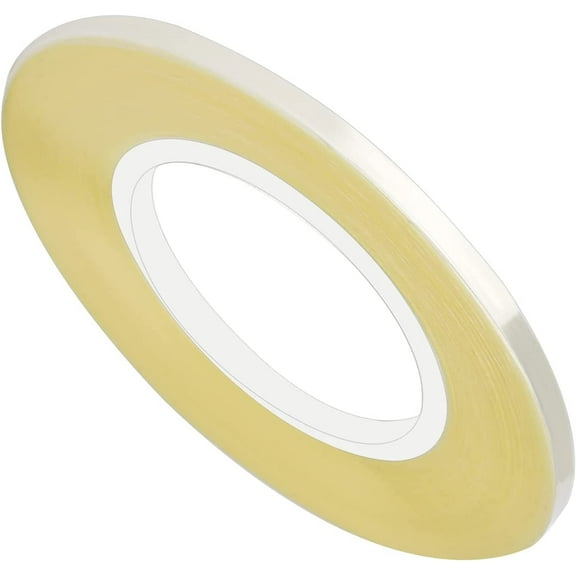 1/4inch Clear Floral Tape, Clear Double-Sided Mounting Tape, Removable Sticky Gel Grip Strips, Floral Arrangement Tape for Home Office Bouquets Vases Crafts