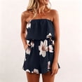 thumbnail image 2 of Kcolen Summer Dresses for Women Jumpsuits & Playsuits for Summer Beach Cover Up Floral Print Sleeveless Bandeau Dress for Womens Holiday Clothes, 2 of 4