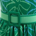 thumbnail image 2 of Girls Green Costume Movie Kids Halloween Cosplay Party Sleeveless Green Dress, 2 of 6