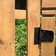 thumbnail image 4 of Bisagras de puerta extra pesadas Shuxiu Wang negro hierro forjado, 4 of 5