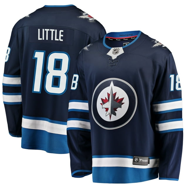 Bryan Little Winnipeg Jets NHL Fanatics Breakaway Home Jersey, Medium