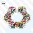 thumbnail image 4 of Hirioo Cute Cartoon Owls for Baby Cotton Petal Bib Drool Bibs for Baby Boy Unisex, 4 of 9