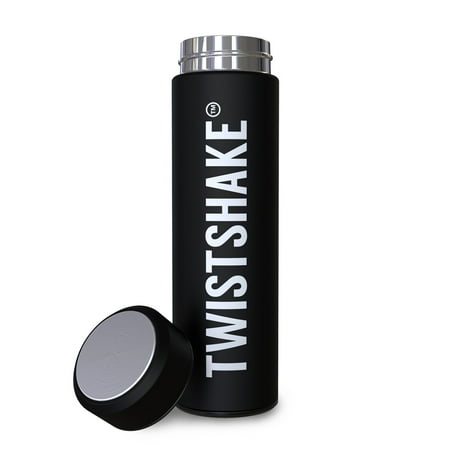 Twistshake Hot or Cold Bottle 420ml/14oz Black - Superhero