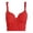 Red, variant on Women Full Coverage Bra Front Closure Racerback Underwire Bra Full Coverage Unlined Plus Size Support XL Black