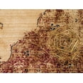 thumbnail image 3 of Unique Loom Brook Dorchester Rug Red/Beige 2' 2" x 9' 10" Runner Border Traditional Perfect For Bathroom Hallway Mud Room Laundry Room, 3 of 7