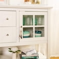 thumbnail image 3 of Manor Park Rustic Farmhouse Buffet and Storage Cabinet - Multiple Finishes, 3 of 8