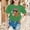 Green, variant on Girls Capybara Animal Graphic Tee Crewneck Short Sleeve Fun Character Shirt Summer Casual Everyday T-Shirt Playwear Fashion Tops