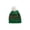 Green, variant on Adult Knit Beanie Hat Unisex Winter Hats, Cuffed Pom Pom Cap with Tree Jacquard Pattern, Warm Party Hats for Men Women Family Holiday Events Green
