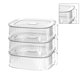 thumbnail image 3 of Funda aislante para platos de verduras, multifuncional, para sobras, para mesa de cocina, a prueba de polvo, 3 capas, 3 of 14