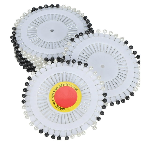 Alfileres con cabeza de perla Jadeshay 480 Piezas Metal