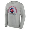 thumbnail image 2 of Men's  Gray Chicago Cubs Friendly Confines Pullover Sweatshirt, 2 of 3