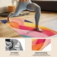 thumbnail image 4 of Colorful Tie Dye Mountain Pattern Hot Yoga Mat Towel Non Slip for Hot Yoga - Quick-Drying Yoga Mat Cover with 4 Corner Pockets with Travel Bag - Hot Yoga Towel Non Slip 70"x26", 4 of 6