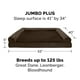 thumbnail image 3 of Furhaven Cama ortopédica para perros grandes con refuerzos extraíbles y funda lavable, para perros de hasta 125 libras - Sofá de felpa y gamuza - Espresso, Jumbo Plus/XXL, 3 of 5