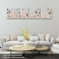 thumbnail image 3 of Dandelion and Butterfly Wall Art Inspirational Canvas Prints Colorful Flowers Beautiful Abstract Artworks Paintings for Living Room Bedroom Bathroom Home Decor Poster Gifts (12x12inch x4), 3 of 6