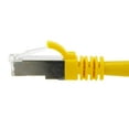 thumbnail image 2 of NavePoint Ethernet Patch Cable CAT6A, S/FTP, 26AWG, 5 Ft,  5 pack, Yellow, 2 of 4