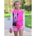 thumbnail image 2 of Chaqueta Disney Minnie Mouse Varsity Bomber para niñas de 5 a 6 años, 2 of 8