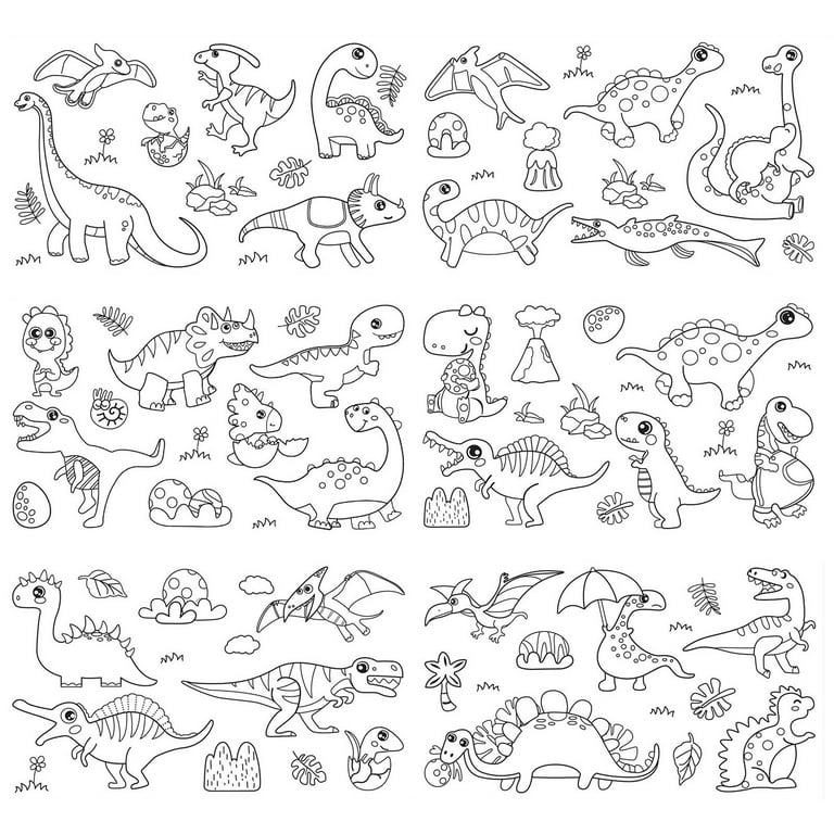 1pc Coloring Drawing Paper Roll, Kids Graffiti Wall Stickable Painting  Paper
