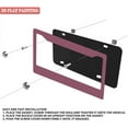 thumbnail image 3 of 1PC Burgundy License Plate Frames with Subtle Speckles and Mounting Accessories 6. 3x12. 2inch(16x31cm), 3 of 8