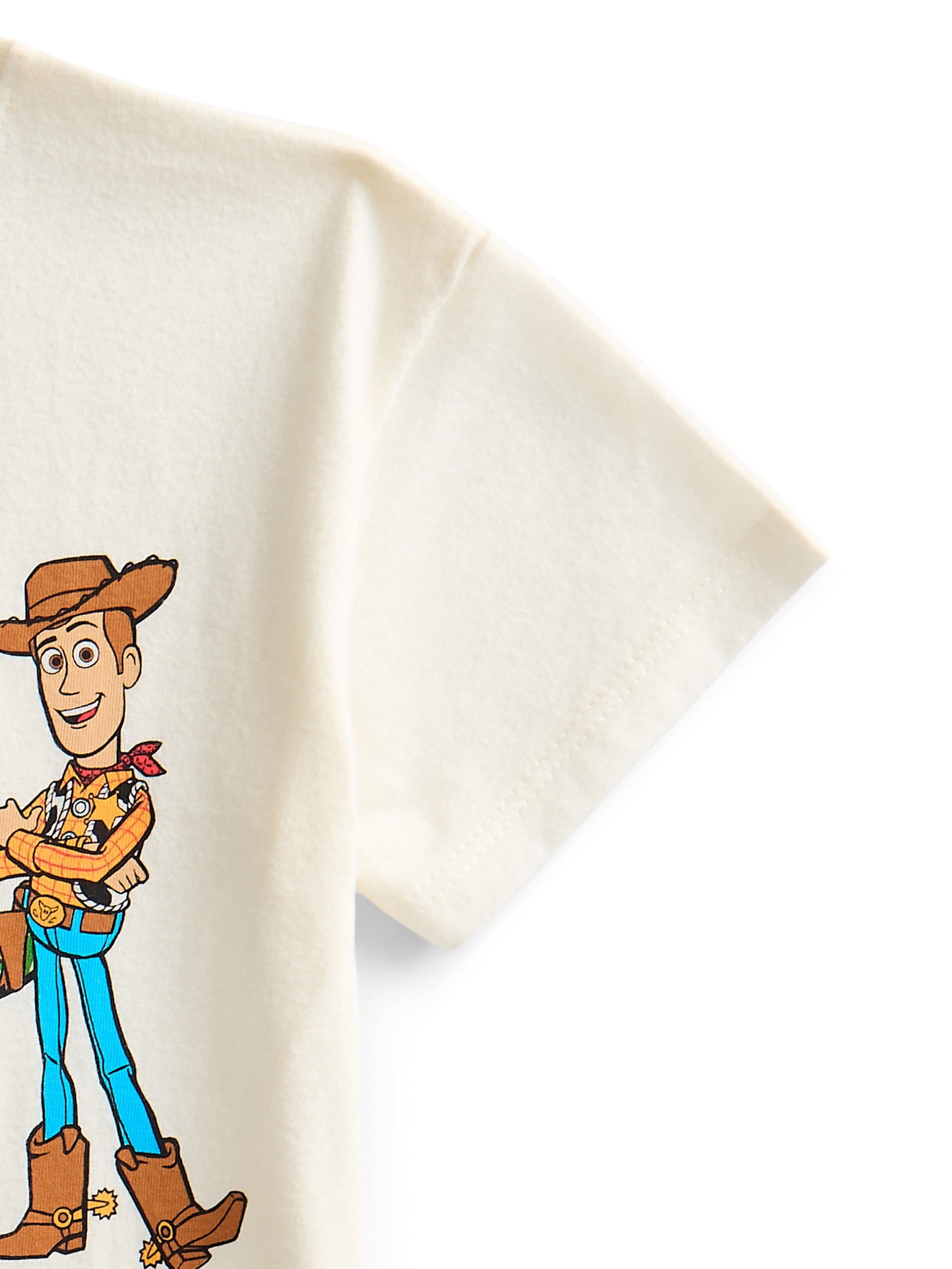 Pixar Toy Story Toddler Graphic Crewneck Tee with Short Sleeves, Sizes 12M-5T