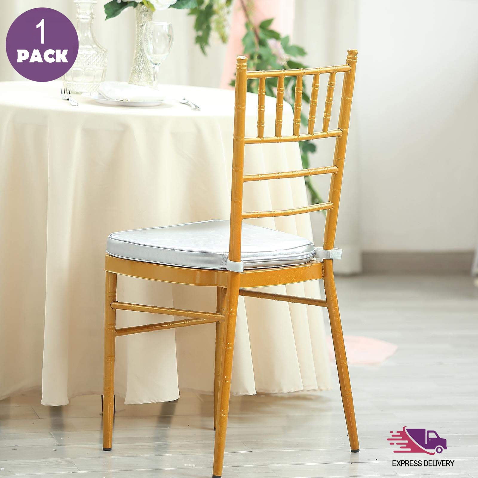 Efavormart Chiavari Chair Cushion Chair Pad with Attachment Straps 2" Thick