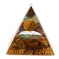 thumbnail image 4 of Epoxy Ornament, Pyramid Ornament Positive Style Representing Luck Durable Reliable Triangular  For Yoga For Meditation, 4 of 8