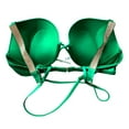 thumbnail image 3 of Victoria's Secret Swim Bombshell Push Up Bikini Top Shine Strappy Strap Green Cup Size 32C NWT, 3 of 4