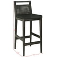 thumbnail image 6 of SAFAVIEH Darin Bar Stool Black / Black, 6 of 7