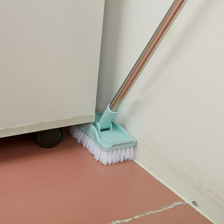 Dodoing 2 in 1 Floor Scrub Brush, Adjustable Long Handle Scrubber Cleaning Tile Bathroom Bathtub for Cleaning Tile Shower Bathroom Tub, Size: One Size