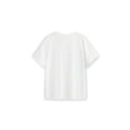 thumbnail image 3 of Camiseta estampada 100 % algodón para mujer, de manga corta y cuello redondo, ideal para uso diario y para el tiempo libre., 3 of 6