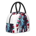 thumbnail image 2 of Lsque Chucky Print Lunch Bag, Insulated Lunch Box, Small Leakproof Cooler Food Lunch Containers Reusable High Capacity Lunch Tote Bags for Work, Travel, Outdoor, 2 of 8