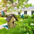 thumbnail image 4 of HongHeng Bird Houses for Outside, Resin Birdhouse, Bird Nest, Birdhouses for Outdoors, Resin Bird Box, Bluebird House for Outside, Bird Gifts for Bird Lovers, 4 of 7