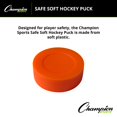 thumbnail image 3 of Champion Sports Lightweight Safe Soft Plastic Hockey Puck, 3 of 5