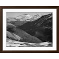 thumbnail image 2 of Art.com Close In View Dark Shadowed Hills In Fgnd Mts In Bkgd Long's Peak Rocky Mt NP Colorado 1933-1942 Art Print by Ansel Adams, Brown Frame Wall Art, 40" x 32", 2 of 5