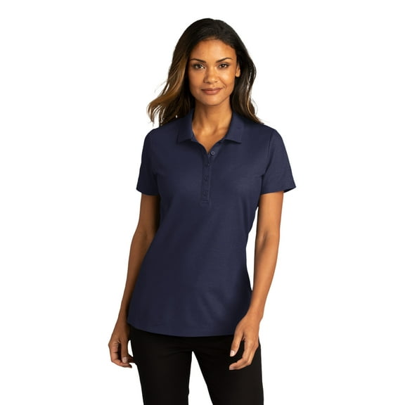 Port Authority  Ladies SuperPro React  Polo. LK810 - 4XL True Navy