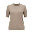 thumbnail image 3 of Blouses for women dressy casual Knitting Cotton Soft Clothing XXL Gray womens blouses, 3 of 4
