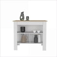 thumbnail image 6 of Kitchen Island with 2-Tier Shelf, 40" Wide Worktop | Modern | Medium (40-55in), 6 of 7