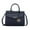 Navy, variant on MKF Collection Alyssa Vegan Leather Women's Multi Pocket Satchel Handbag by Mia K. - Wine