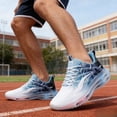 thumbnail image 7 of CHICVOMEY Running Shoes for Men Platform Thick Sole Non Slip Durable Shock Absorbing Air Cushion Breathable Lightweight for Summer Daily Walking & Running Unisex, 7 of 7