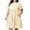 Orange, variant on Womens Plus Size Plaid Tiered Midi Dress Short Sleeve Crew Neck Casual Loose Fit Dress Gingham Casual Summer Sundress