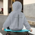 thumbnail image 4 of Kids Hoodie Toddler Unisex Fall Casual Cross Print Sweatshirts Long Sleeve Pullover Tops, 4 of 8